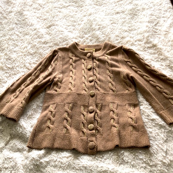 LIA MOLLY CABLE KNIT CARDIGAN - Picture 3 of 8